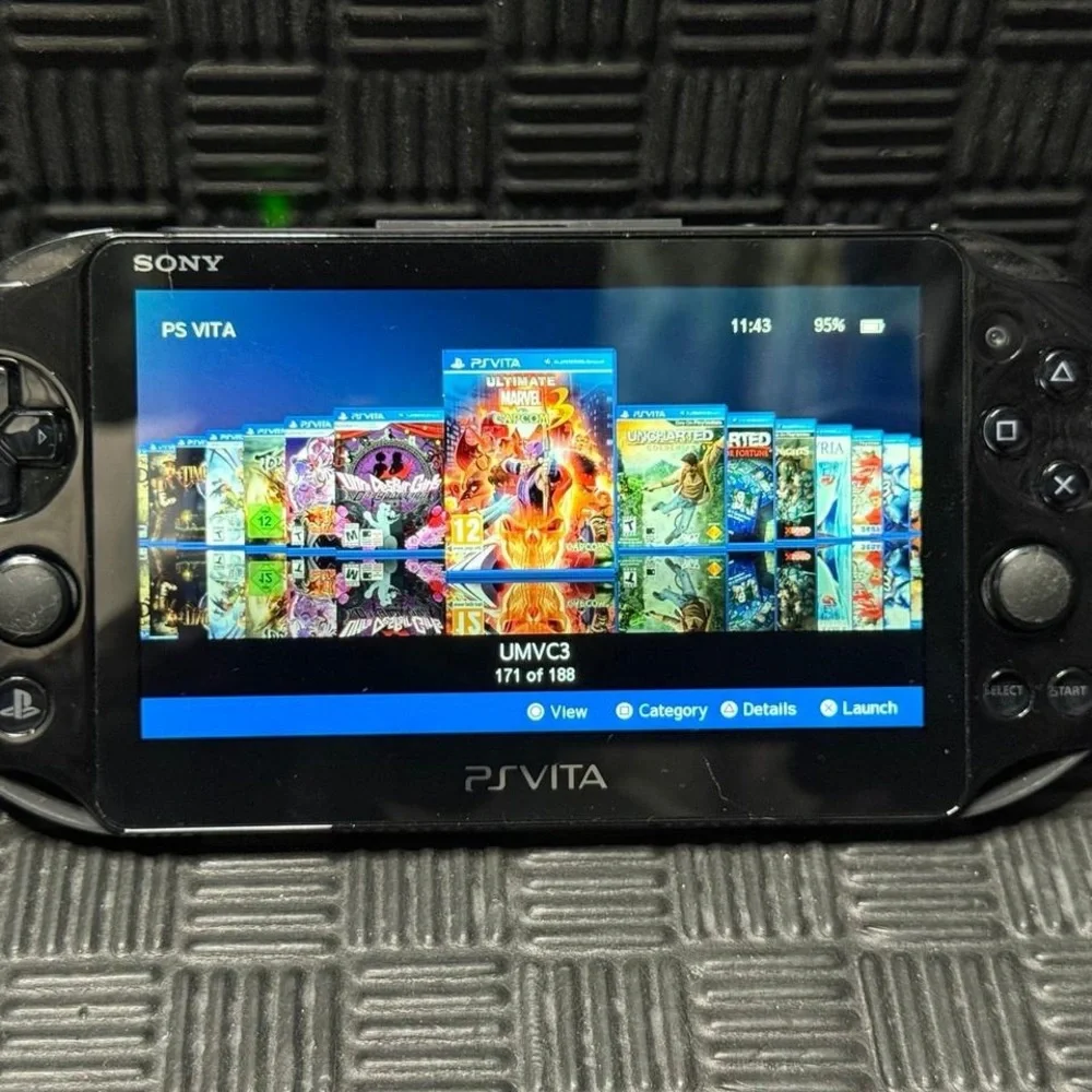 Sony PS Vita Handheld Gaming Console - Black